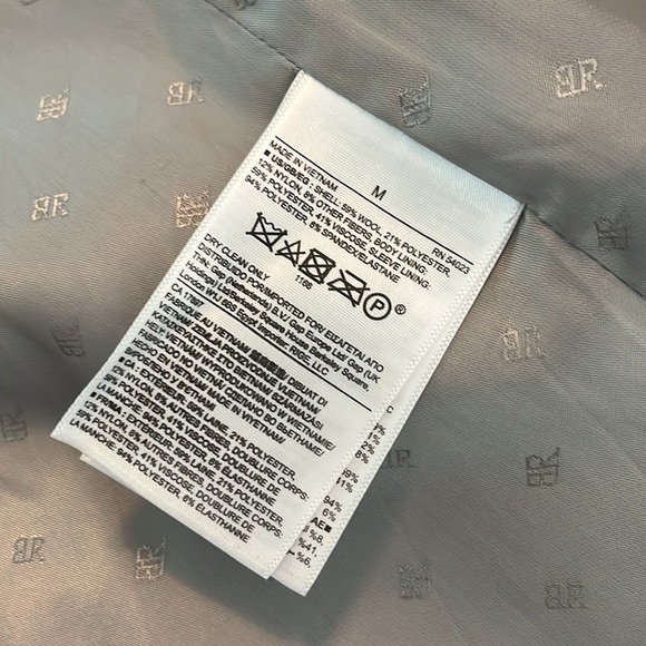 Banana Republic Mid-Length Wool Blend Pea Coat – Size M – Grey - Picture 8 of 8